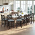 Tabouret de bar rembourré de 26 po en bois massif
