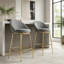 Ensemble de tabouret de bar intérieur en métal-132448303