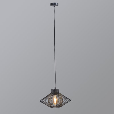 1 - Light Black Unique/Statement Pendant