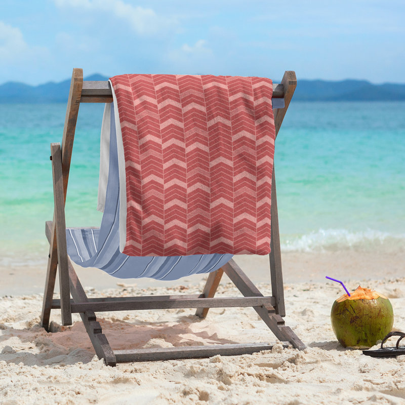Stephenie Beach Towel, Persian Red