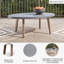 Table basse d'extérieur Francis Beach