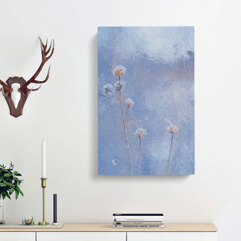 View of the Wild Flowers - Wrapped Canvas Painting Print, 50cm H x 35cm W x 3cm D