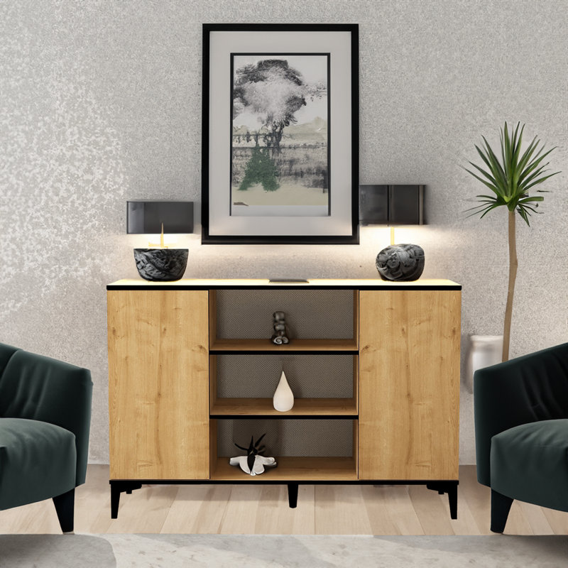 Aspin Console Table, Sapphire Oak
