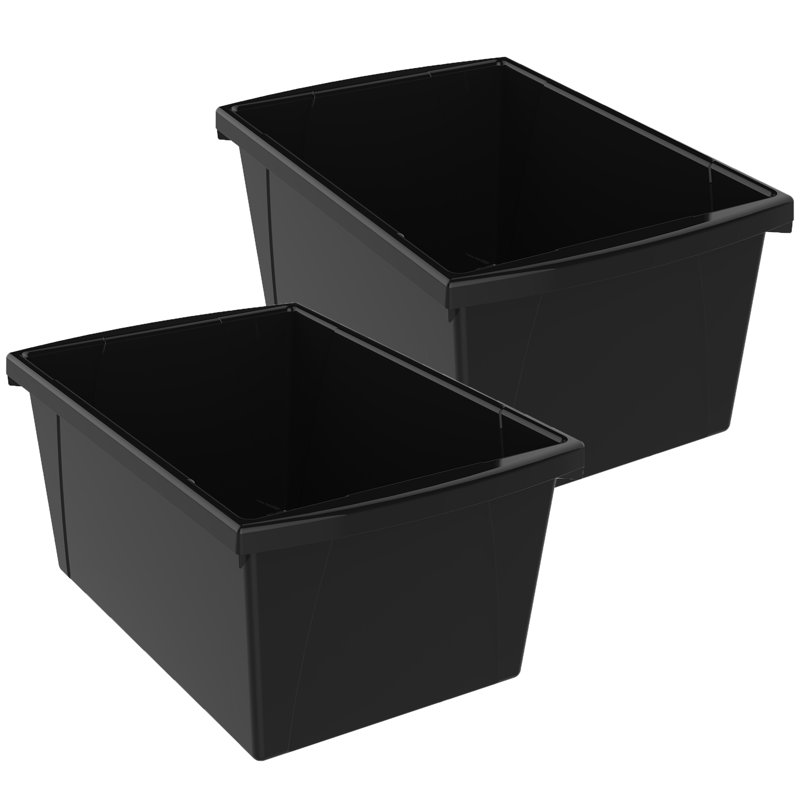 Boîte de rangement Storex, Noir
