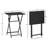2-Piece Folding Sofa Side Table