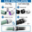 Adaptateur 3-pouces en PVC blanc sans embout en acier inoxydable, raccord de plomberie Spigot x embout pour systèmes d'évacuation, d'évacuation et d'évacuation, (paquet de 20)
