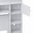 Murphy Shaped Solid Wood Bookcase Bed Frame With Bookcase Headboard and 4 Drawers,Platform Bed,Storage Bed-95856750