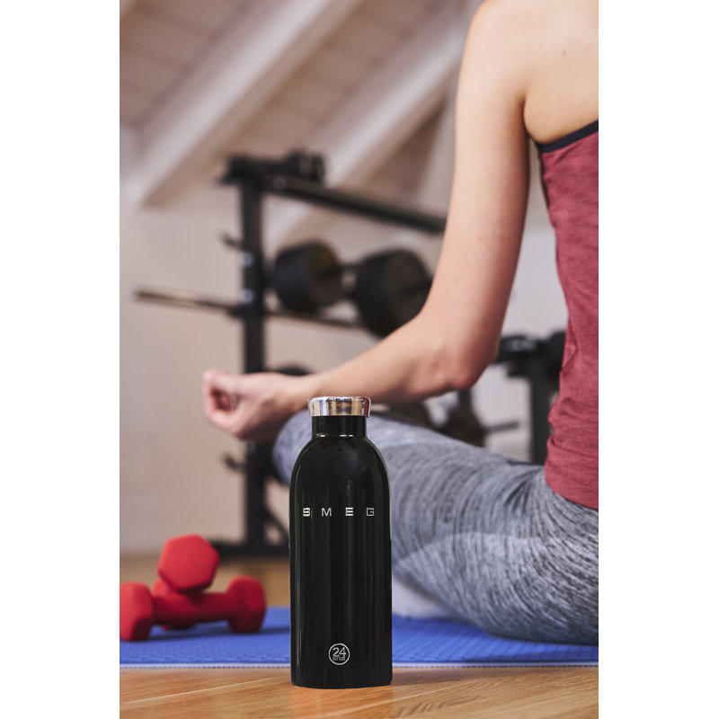 Smeg X 24 bouteilles Clima 500 ml, Noir