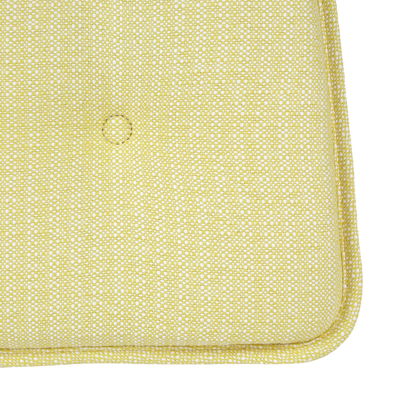 Azilal Non-Slip Tufted Dining Room And Kitchen Seat Cushions, 16 X 15 X 2 Inches, Yellow