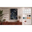 Moonlit Indigo Blooms Botanical - Wrapped Canvas-762307602-762307603