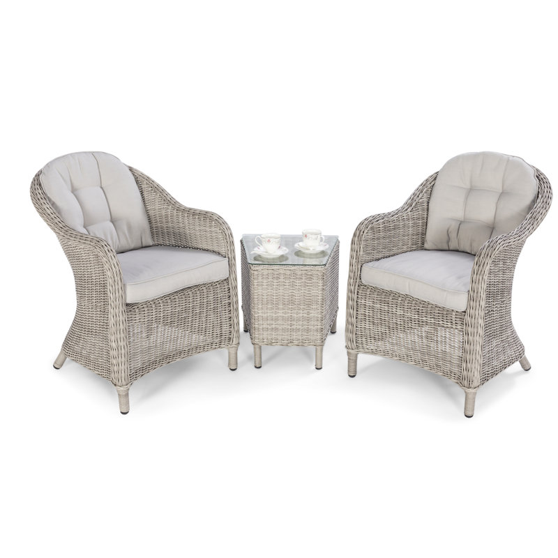Blais 3 Piece Rattan Lounge Set