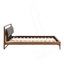 Lit double confortable et durable avec veilleuses et tête de lit ergonomique-1818240160