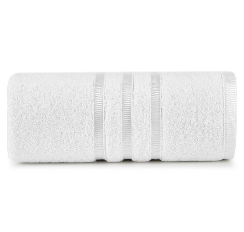 Hughbanks Midweight Jacquard Fingertip Towel, White