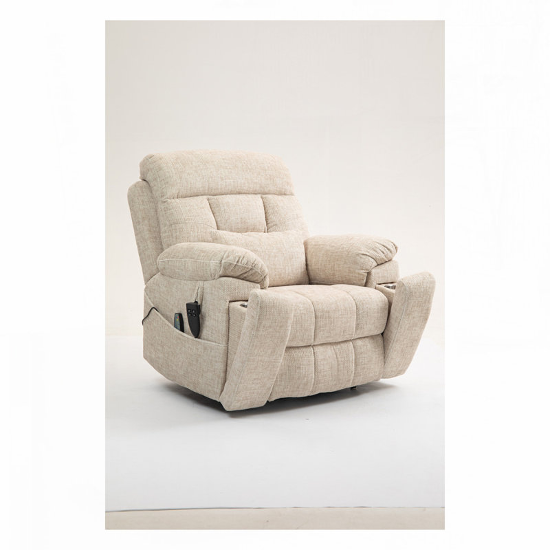 Electric Recliner Chair, Light Gray