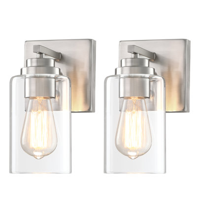 2 - Light Dimmable Bath Sconce