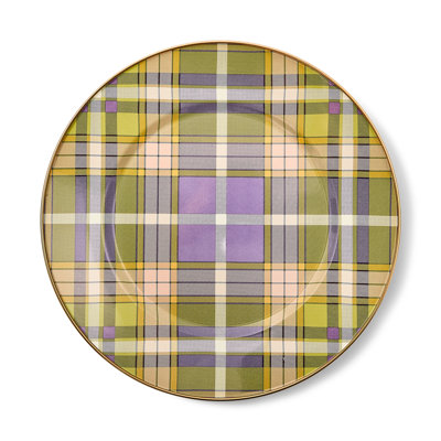 Assiette plate Violet