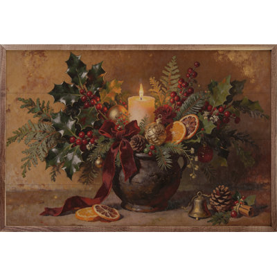 Holiday Hearth Arrangement