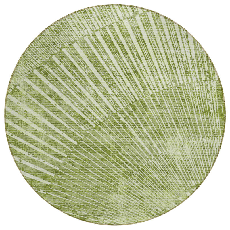 Tapis d'extérieur rond 8 po Sage