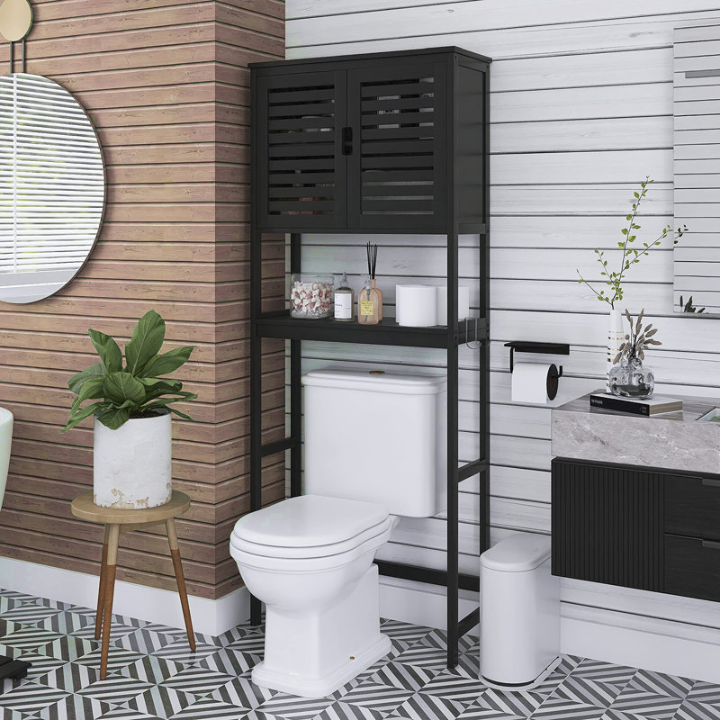 Aaradhya Over The Toilet Storage, Matt black