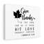 His Love 1 Chronicles 16:24 - Wrapped Canvas Print-1569570761