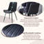 Smooth Line Design Extended Seat Cushion PU Dining Chair (Set of 8)-1422516673
