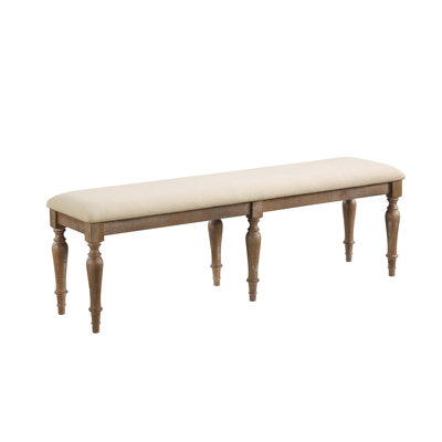 Bonifacia Polyester Blend Upholstered Bench