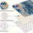 Blue Sand Gradient, Kitchen Mats Set of 2-918392202