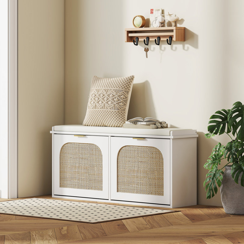 8 Pair Shoe Storage Bench