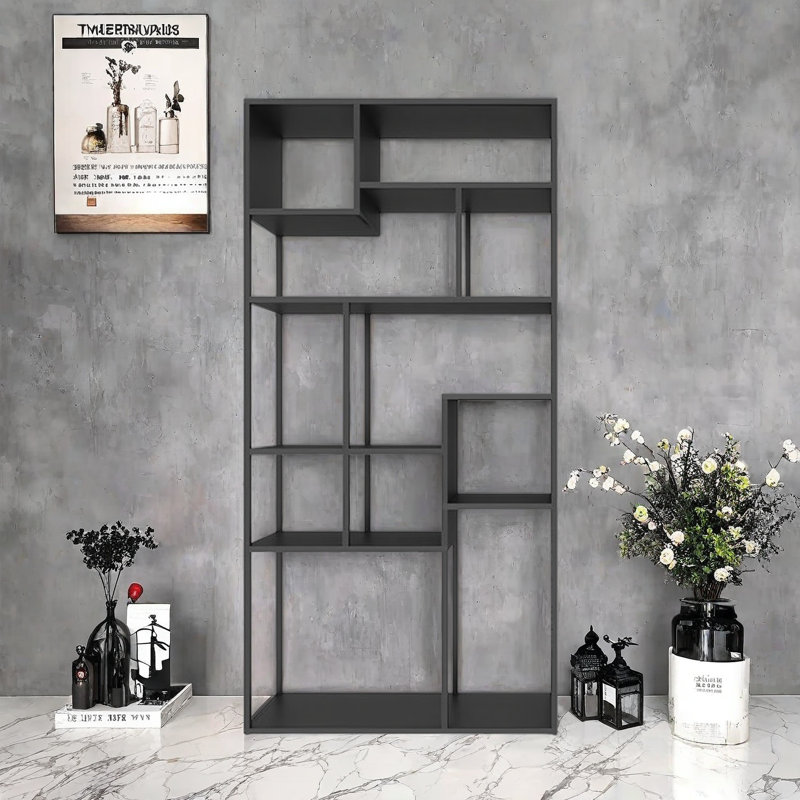 Bibliothèque moderne et tendance, (8 tablettes) H 78,7 po x l 39,3 po x P 9,8 po
