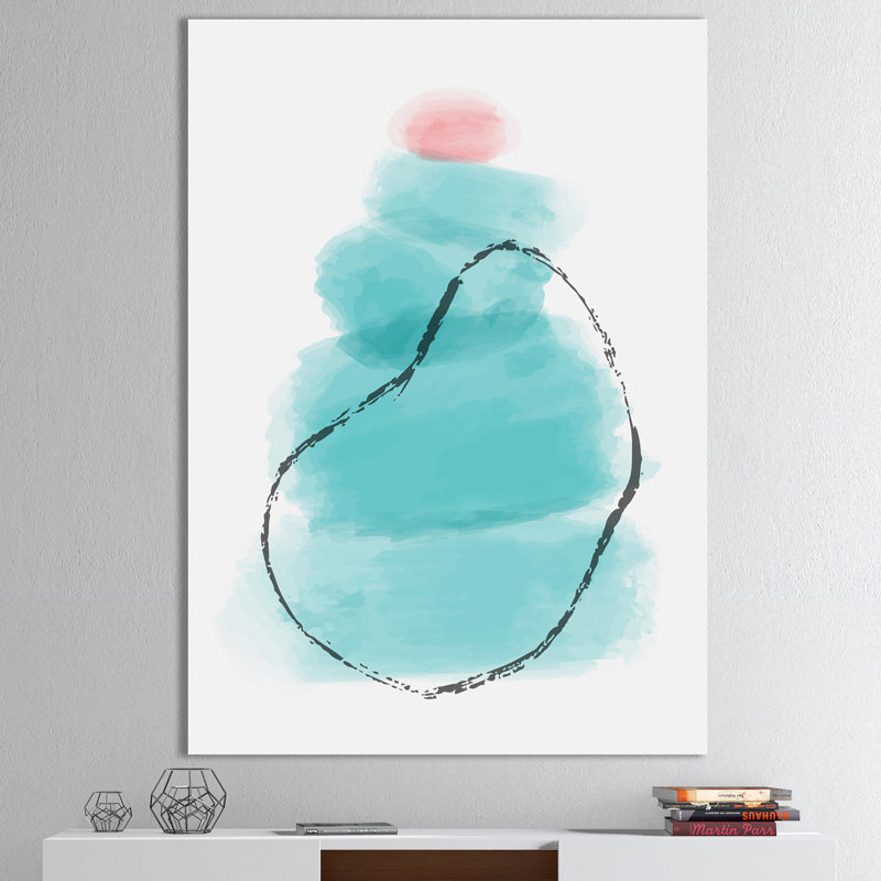 «Minimal Elementary Organic and Geometric Compostions XX XX XXII», reproduction sur toile tendue, H 32 po x l 24 po x P 1 po