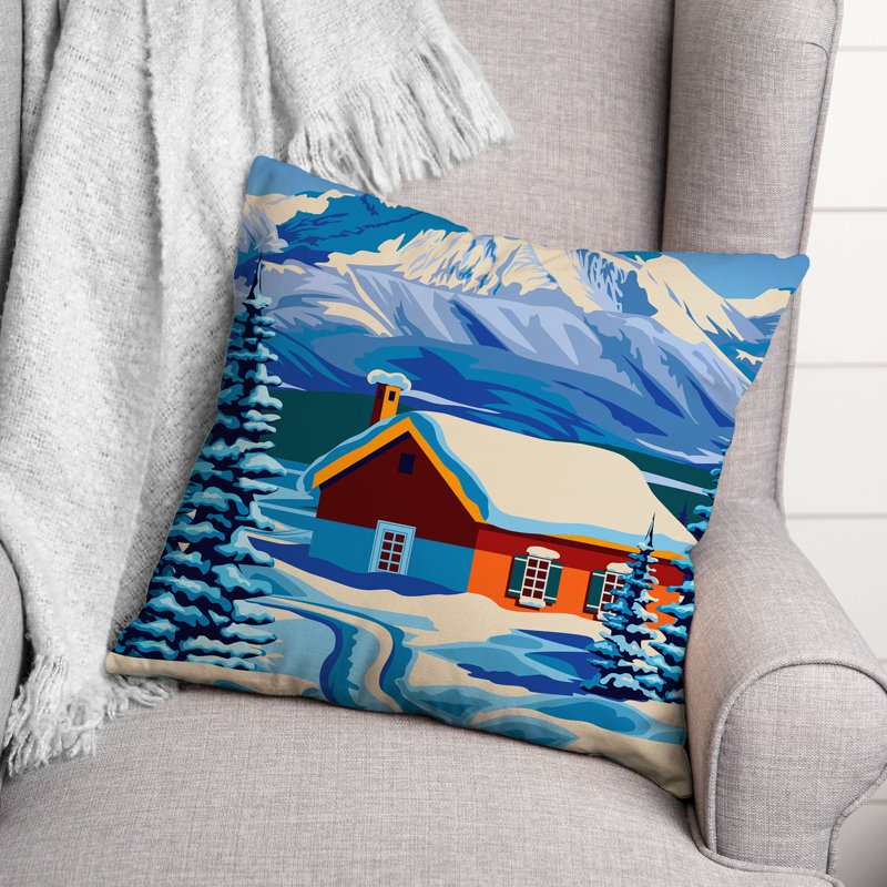 Throw Pillow, 18" H x 18" W x 1.5" D