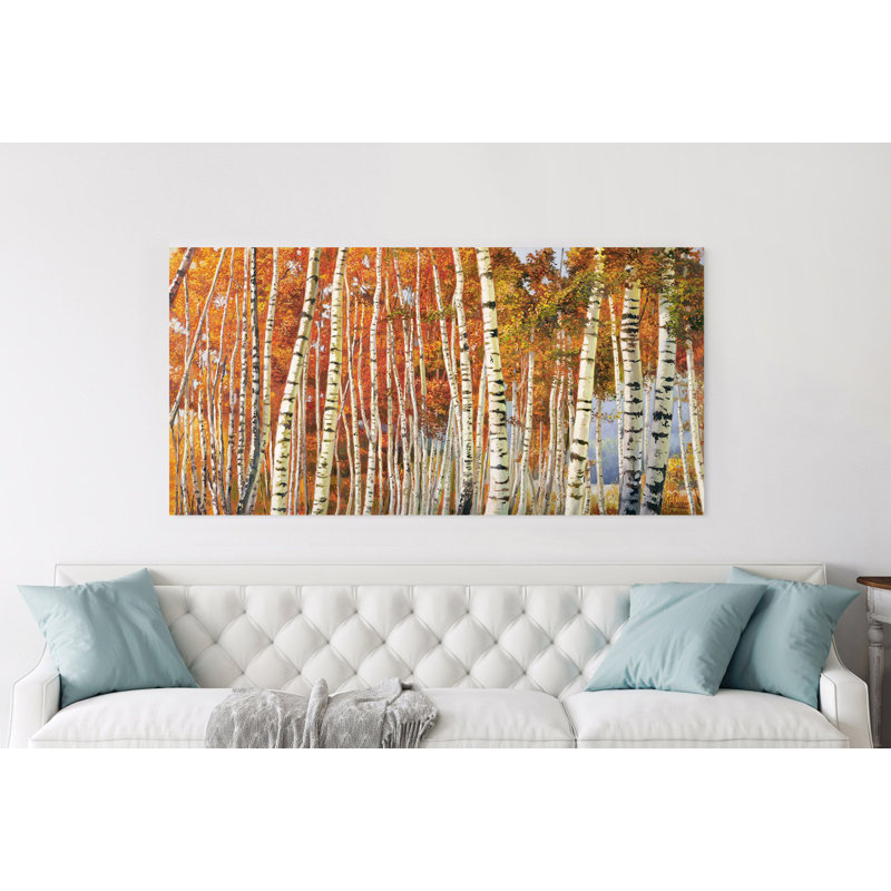 Betulle D'autunno by Adriano Galasso - Wrapped Canvas Print, 35 cm H x 70 cm W