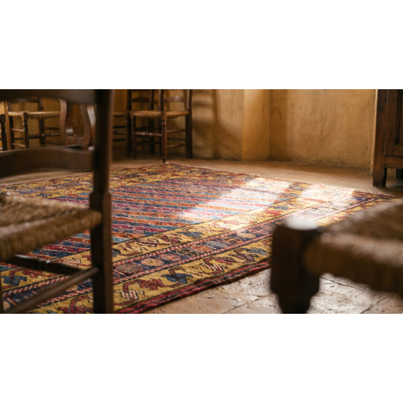 Tapis tribal à motif géométrique Karabagh