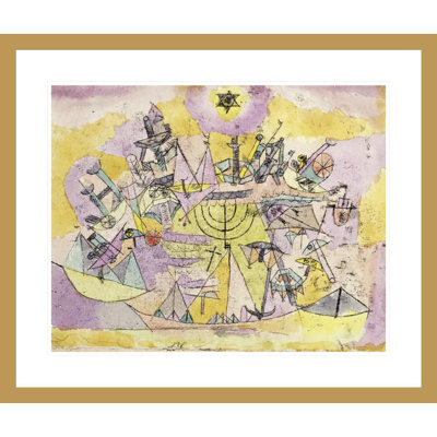 «The Unlucky Ships» par Paul Klee, impression giclée sur cadre
