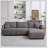 106" Multi-Module Combination Style Sofa For Living Room, Bedroom And Other Lounge Spaces-1240587565
