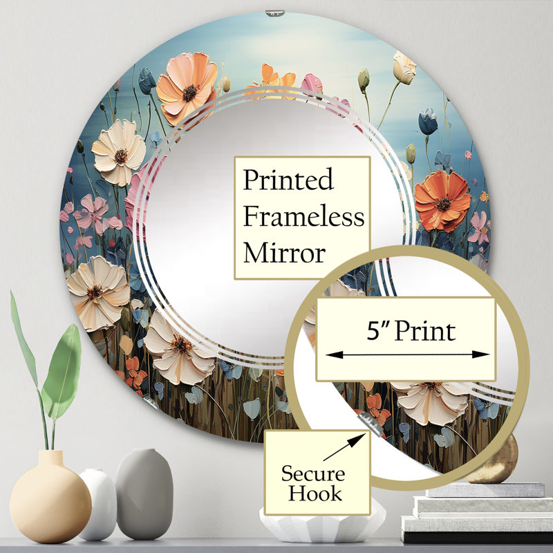 Miroir mural Zeven, 24 po x 24 po