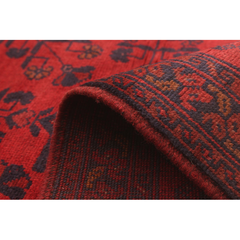 Tapis de zone en laine 5 pi x 6 pi 4 po noué la 2010s one-of-kind-the main esari turque Allaina