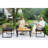 4-Piece Patio Furniture Set Outdoor Balcony Porch Garden Backyard Lawn Furniture Acacia Wood Table Top-1935079268-1935079270