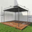 Outsunny 3 x 3 m Gazebo Garden Gazebo w/ 2-Tier Roof, Metal Frame-125043953