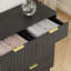 Ensemble de chambre à coucher 3 pièces (1 commode + 2 tables de chevet) (ensemble de 3)-1975320866
