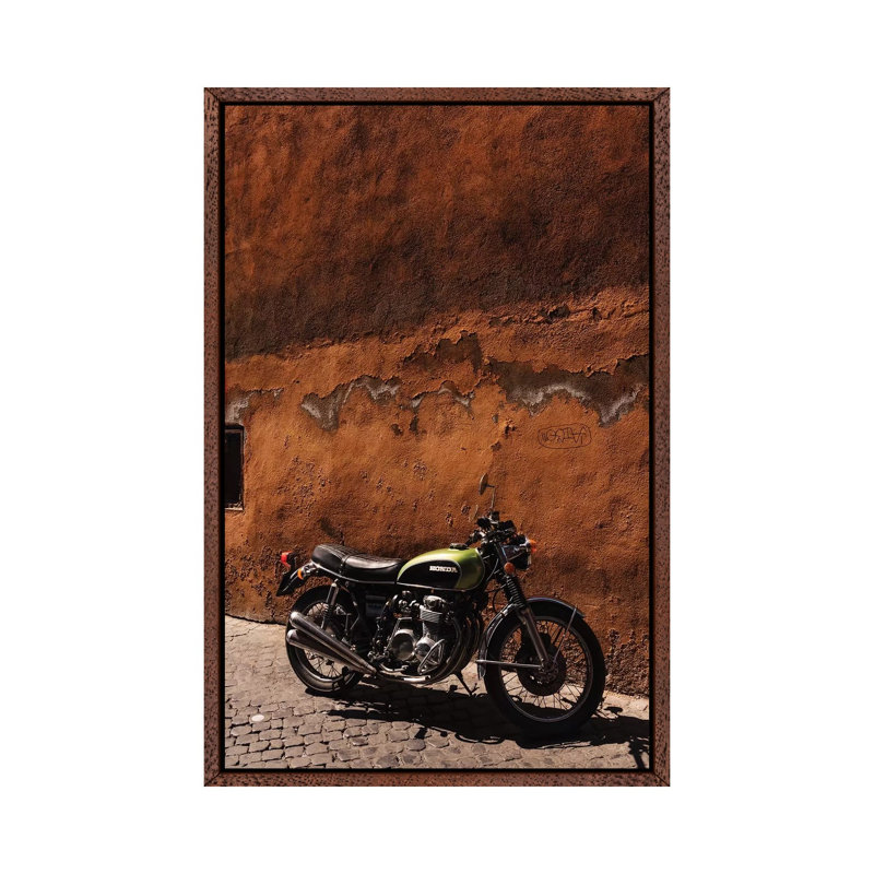 Roman Road V 1 Piece Wall Art on Canvas, 101.6cm H x 66.04cm W x 3.81cm D, Classic Brown Wood Framed