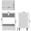 Oven Cabinet 60X46x81.5 Cm-531269799