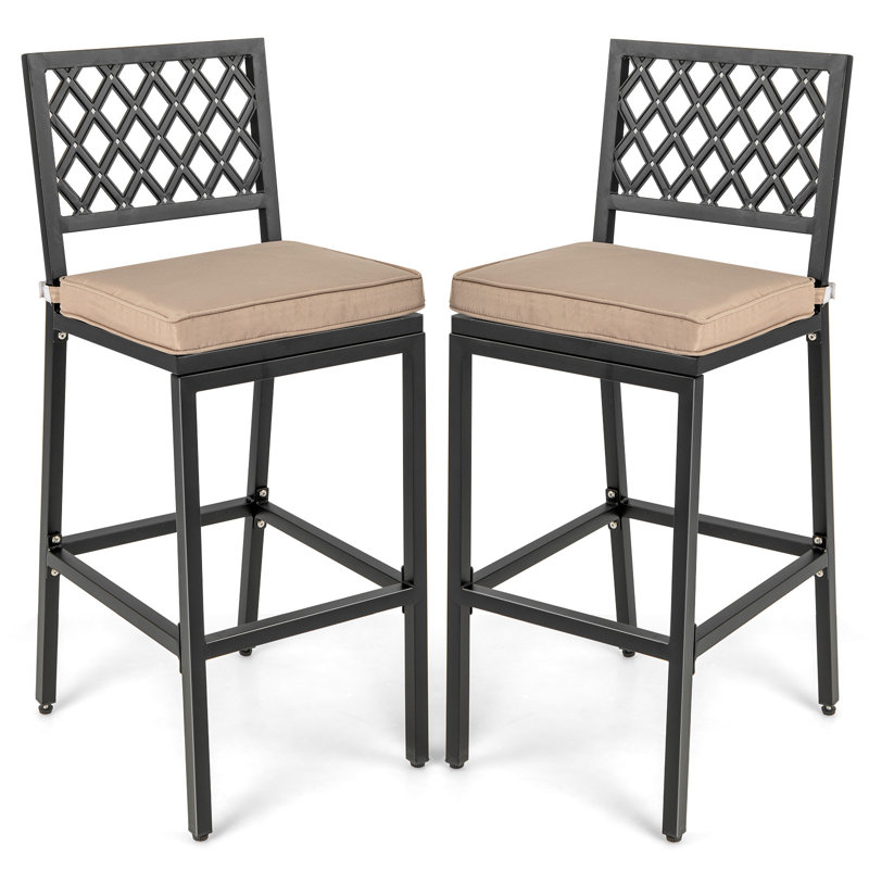Neelesh Bar Stool with Iron Frame