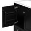 Meuble-lavabo noir 30 po avec lavabo simple-960873351