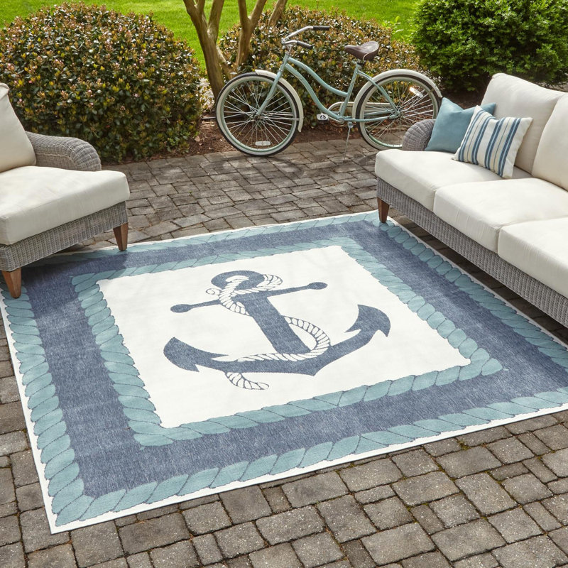 Bethlehem Indoor / Outdoor Rug, Square 7'10"