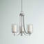 Lustre classique à 3 lumières avec abat-jour