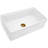 Ruvati Basket Strainer for Thick Fireclay Kitchen Sink Drain Assembly-101340802