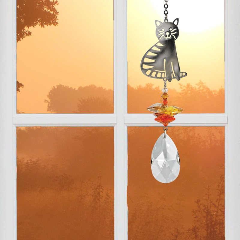 Cristal fantaisie chat tigré