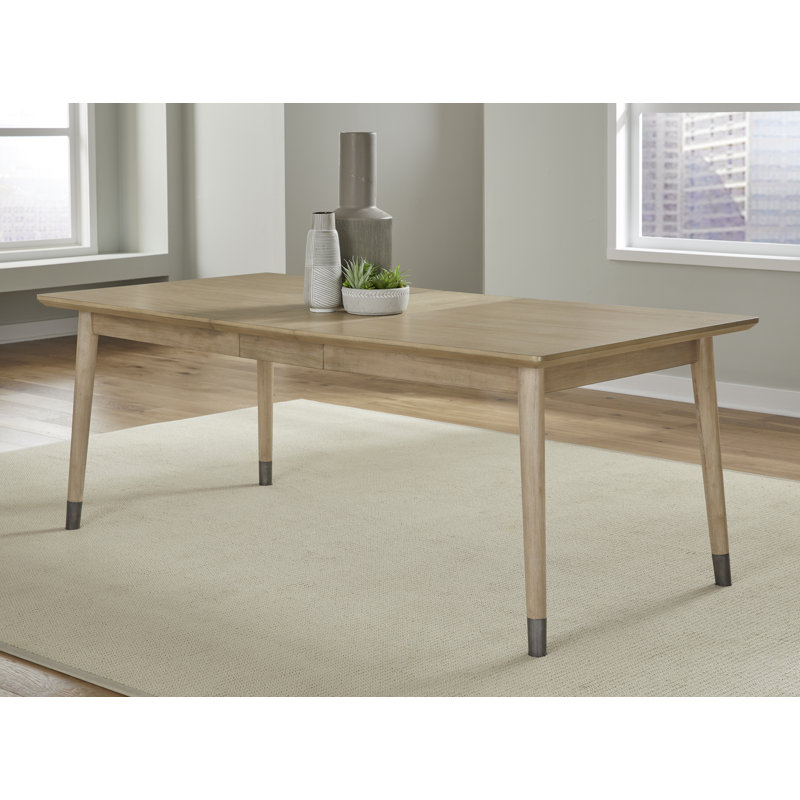 Extendable White Oak Dining Table In Au Natural