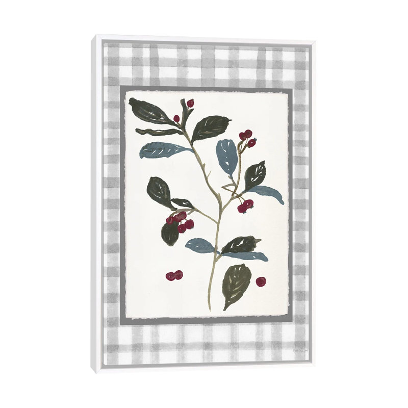 Floral Medley 4 1 Piece Wall Art on Canvas, 66.04 cm H x 45.72 cm W, White Floater Frame